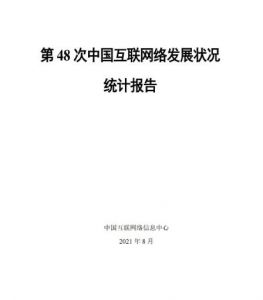 中國互聯(lián)網(wǎng)絡發(fā)展狀況統(tǒng)計報告