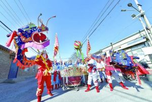通州運(yùn)河龍燈