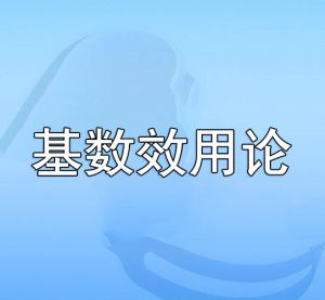 基數(shù)效用論 基數(shù)效用論