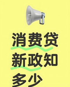 個(gè)人消費(fèi)貸貼息新政